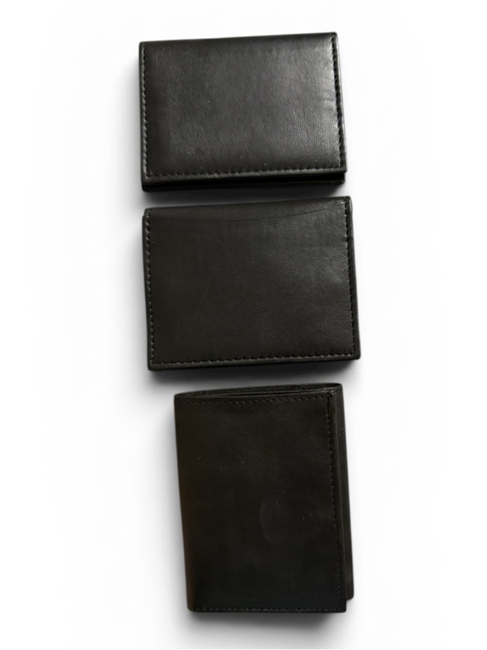 Bundle 3 Leather Wallets